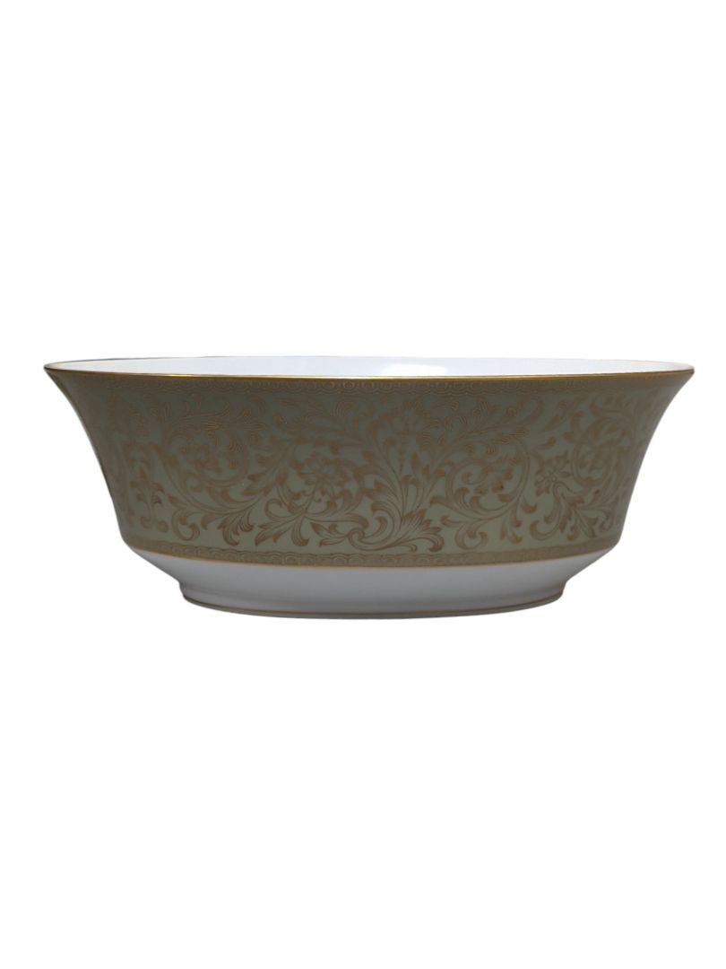 Sango “Versailles” Fine China Dinnerware Set – Gold Scroll Pattern