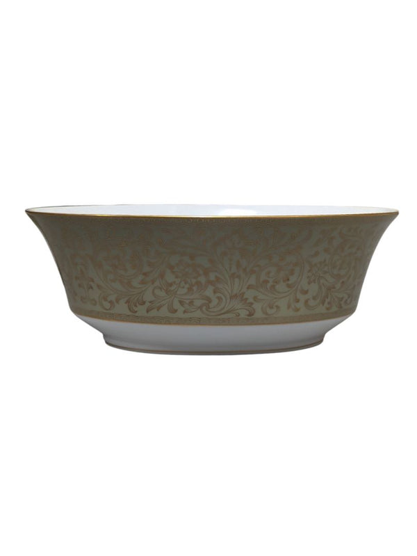 Sango “Versailles” Fine China Dinnerware Set – Gold Scroll Pattern