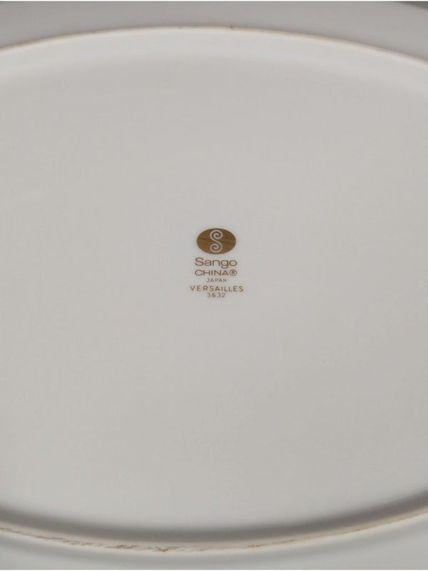 Sango “Versailles” Fine China Dinnerware Set – Gold Scroll Pattern