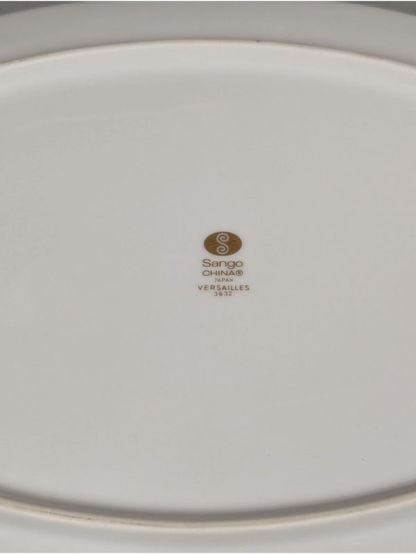 Sango “Versailles” Fine China Dinnerware Set – Gold Scroll Pattern