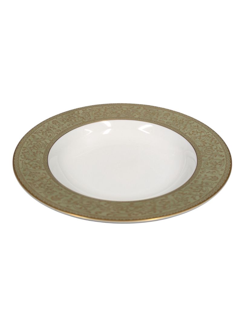 Sango “Versailles” Fine China Dinnerware Set – Gold Scroll Pattern
