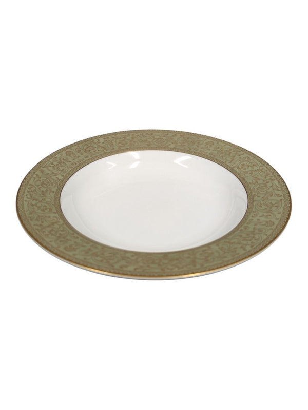 Sango “Versailles” Fine China Dinnerware Set – Gold Scroll Pattern