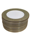 Sango “Versailles” Fine China Dinnerware Set – Gold Scroll Pattern