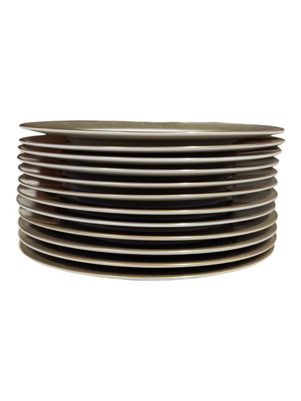 Sango “Versailles” Fine China Dinnerware Set – Gold Scroll Pattern