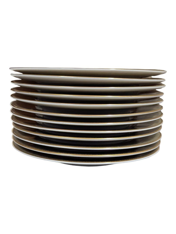 Sango “Versailles” Fine China Dinnerware Set – Gold Scroll Pattern