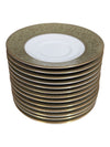 Sango “Versailles” Fine China Dinnerware Set – Gold Scroll Pattern