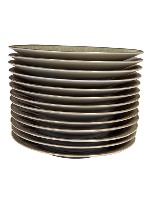 Sango “Versailles” Fine China Dinnerware Set – Gold Scroll Pattern