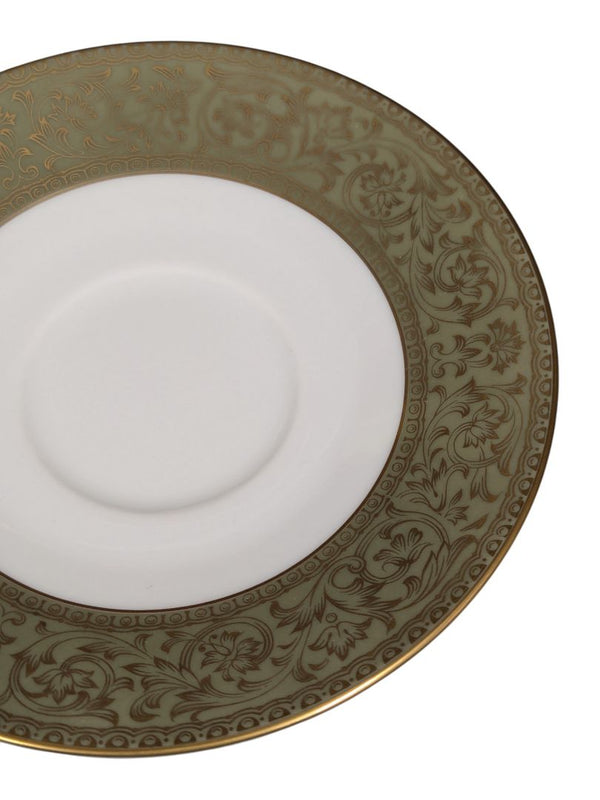 Sango “Versailles” Fine China Dinnerware Set – Gold Scroll Pattern