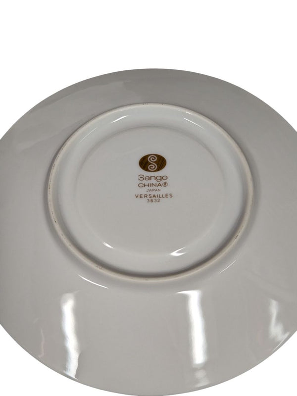 Sango “Versailles” Fine China Dinnerware Set – Gold Scroll Pattern