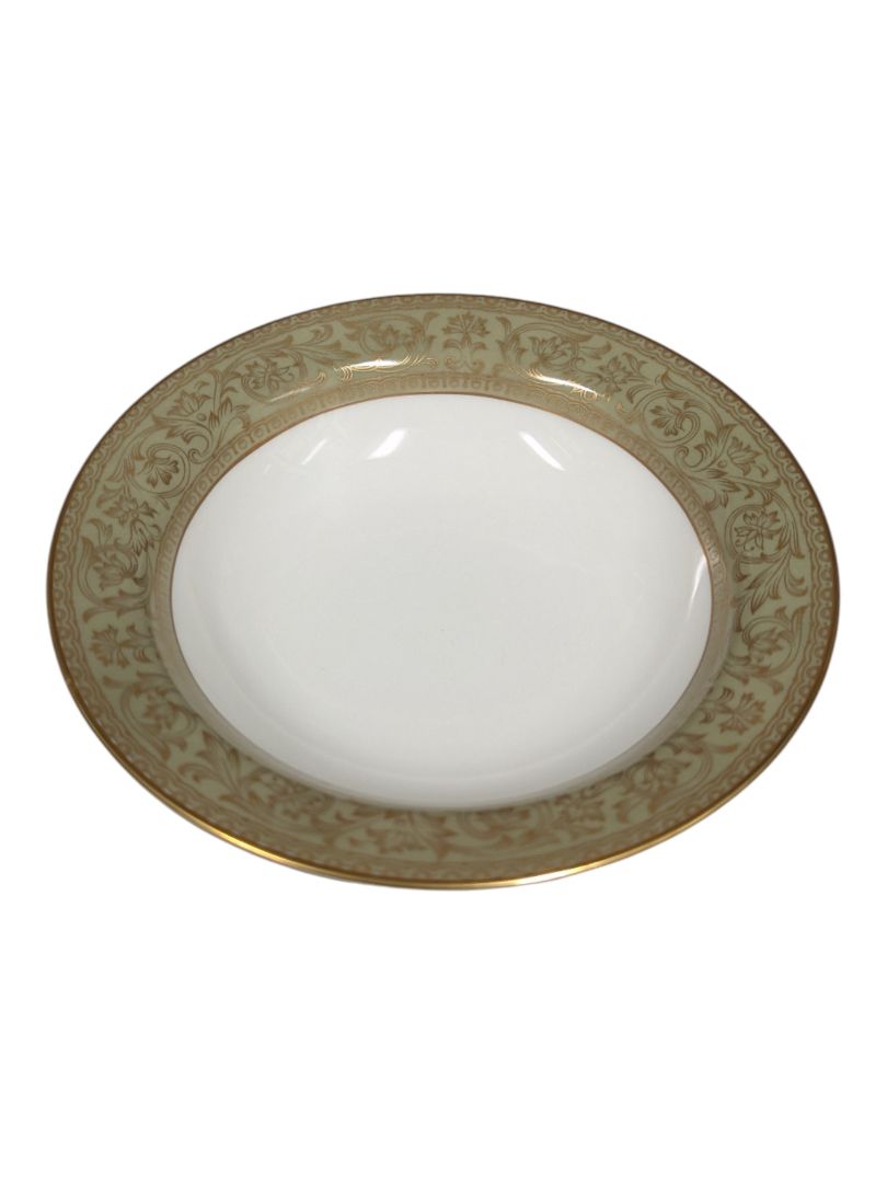 Sango “Versailles” Fine China Dinnerware Set – Gold Scroll Pattern