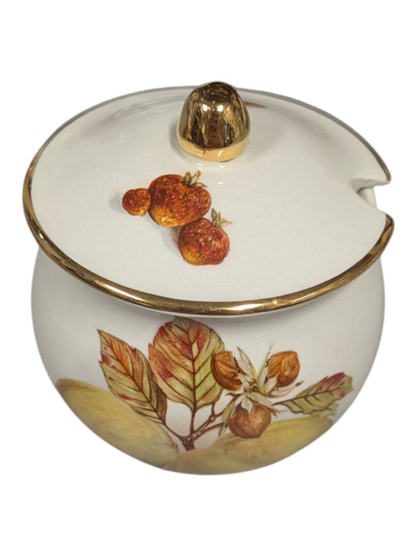 English Crown Devon Fruit Motif Tea & Serving Set