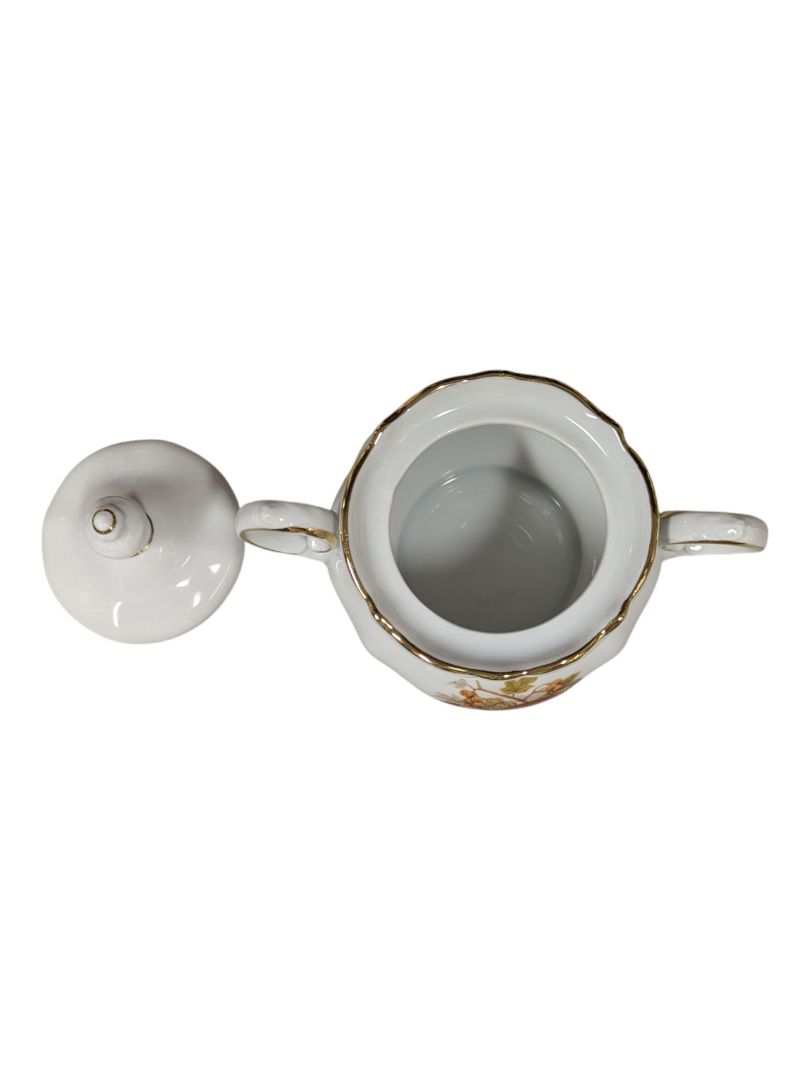 English Crown Devon Fruit Motif Tea & Serving Set