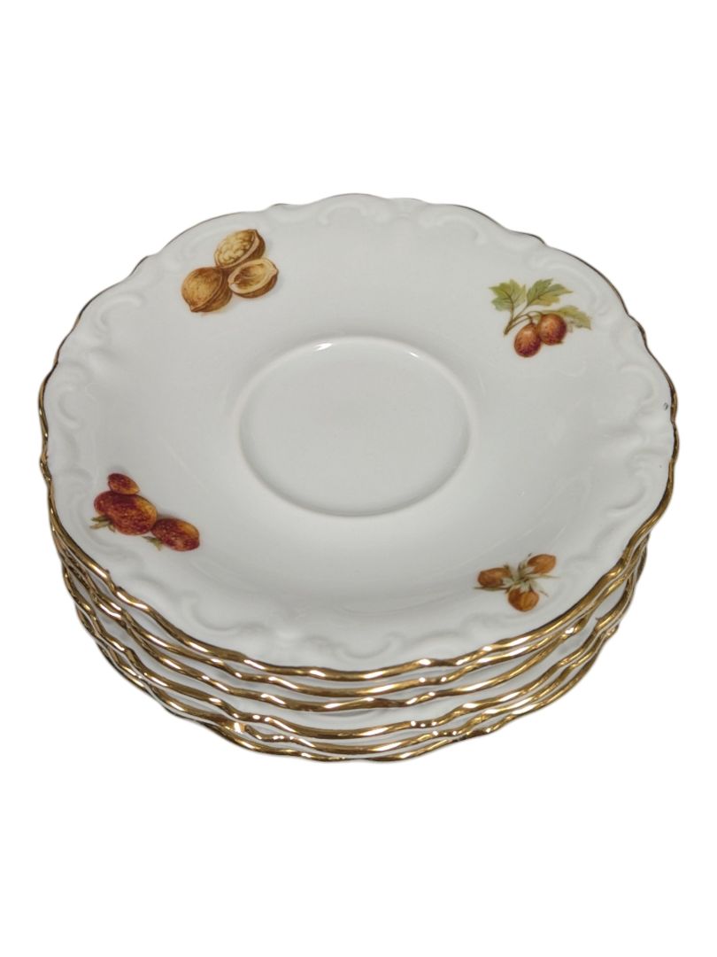English Crown Devon Fruit Motif Tea & Serving Set