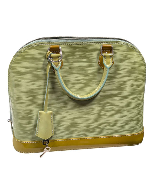 Louis Vuitton Alma Epi Leather Handbag — Pistache Green