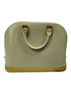 Louis Vuitton Alma Epi Leather Handbag — Pistache Green