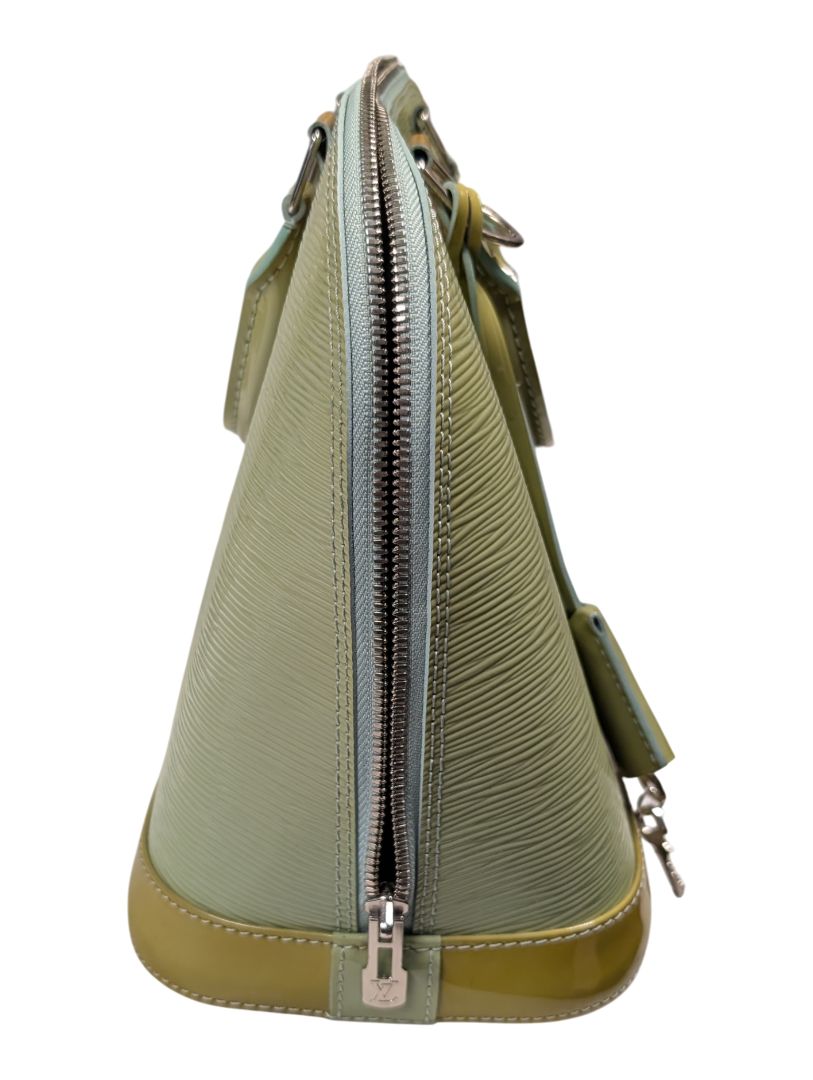 Louis Vuitton Alma Epi Leather Handbag — Pistache Green