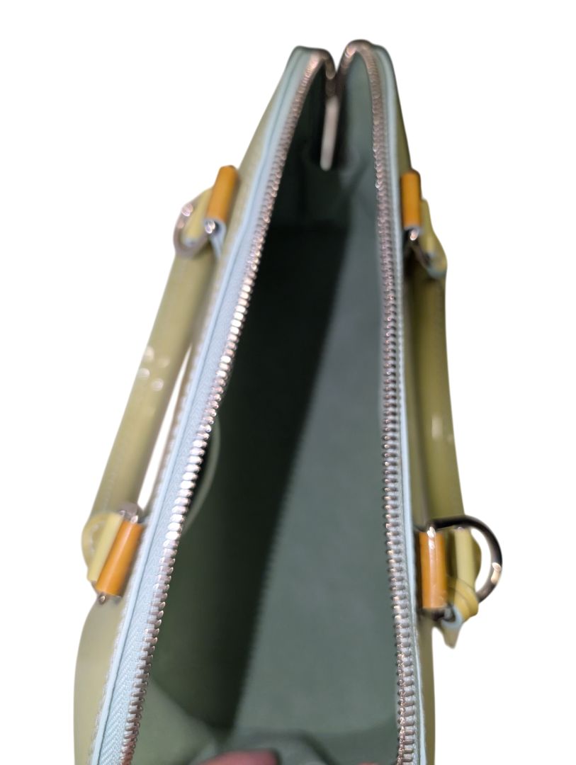 Louis Vuitton Alma Epi Leather Handbag — Pistache Green