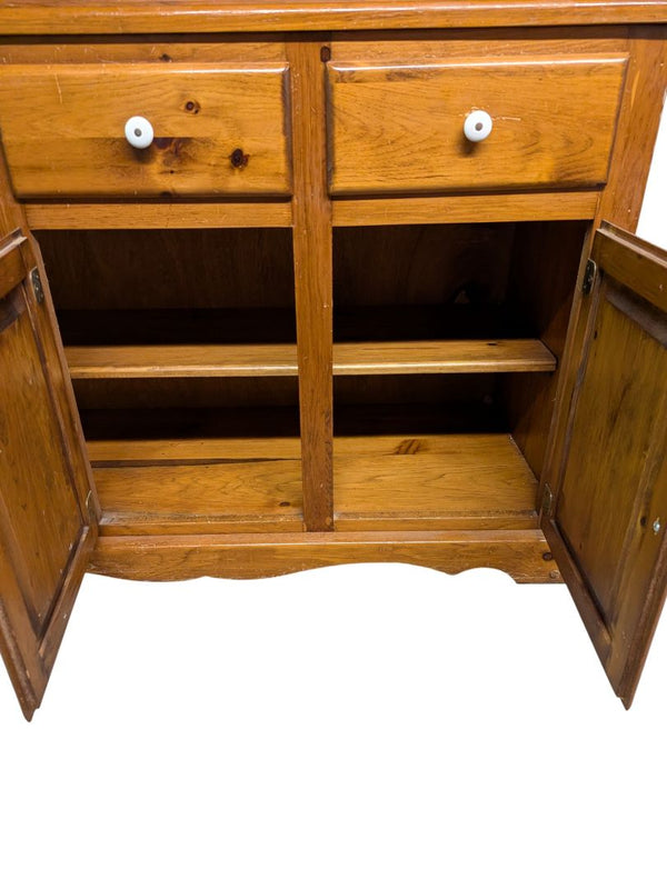 Solid Wood Hutch / Sideboard Cabinet — Project Piece