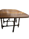 Antique Solid Wood Drop-Leaf Dining Table