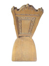 Antique Carved Wooden Side Chair with Barley Twist Legs