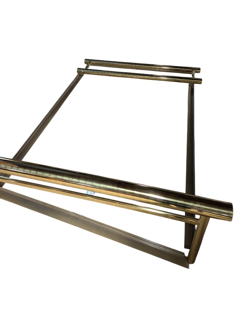 Vintage Gold-Toned Queen-Size Bed Frame