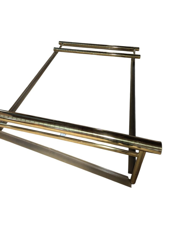 Vintage Gold-Toned Queen-Size Bed Frame
