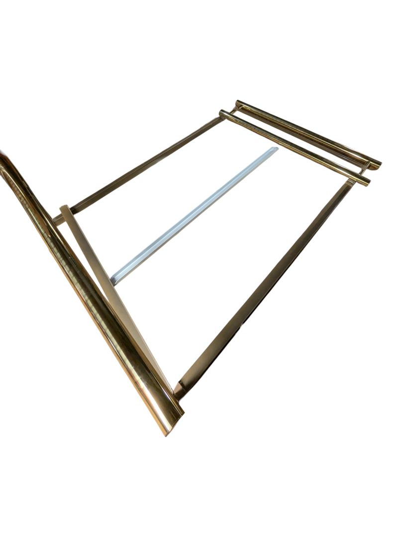 Vintage Gold-Toned Queen-Size Bed Frame