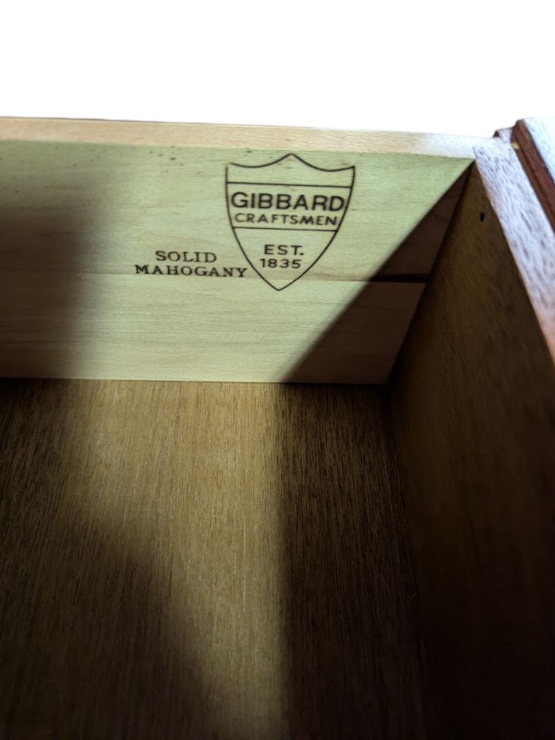Gibbard Solid Mahogany Nine-Drawer Dresser with Brass Hardware