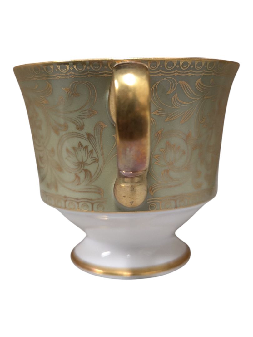 Sango “Versailles” Fine China Dinnerware Set – Gold Scroll Pattern