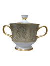 Sango “Versailles” Fine China Dinnerware Set – Gold Scroll Pattern