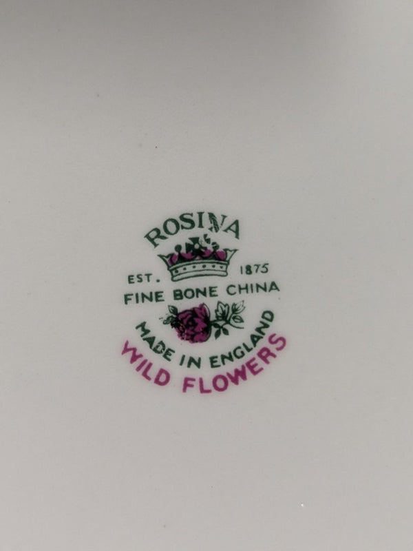Rosina “Wild Flowers” Fine Bone China Plate