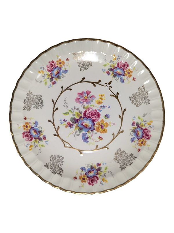 Avon by Wood & Sons “Alpine White” Ironstone Dinner Plate