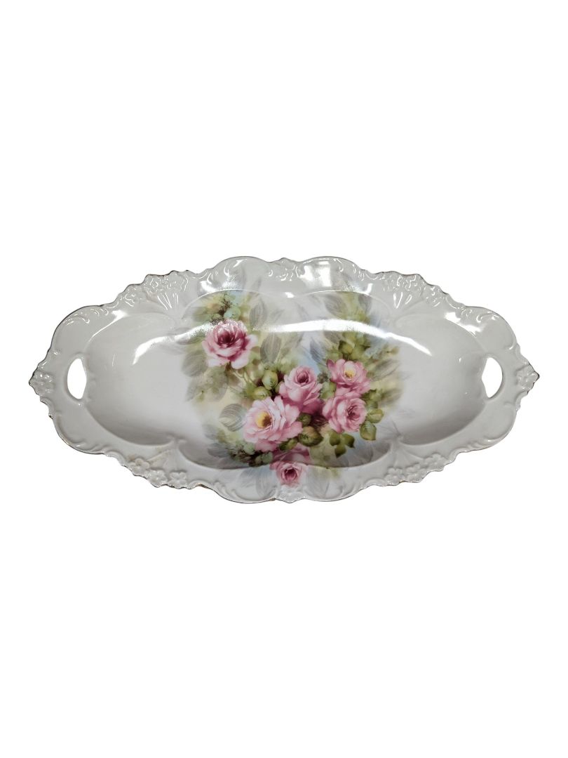 Verdici “Misty Morning” Fine Porcelain Oval Serving Platter