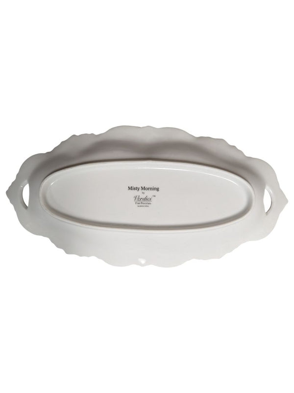 Verdici “Misty Morning” Fine Porcelain Oval Serving Platter