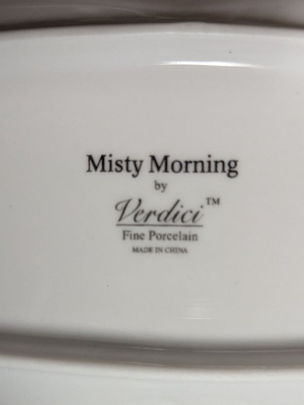 Verdici “Misty Morning” Fine Porcelain Oval Serving Platter