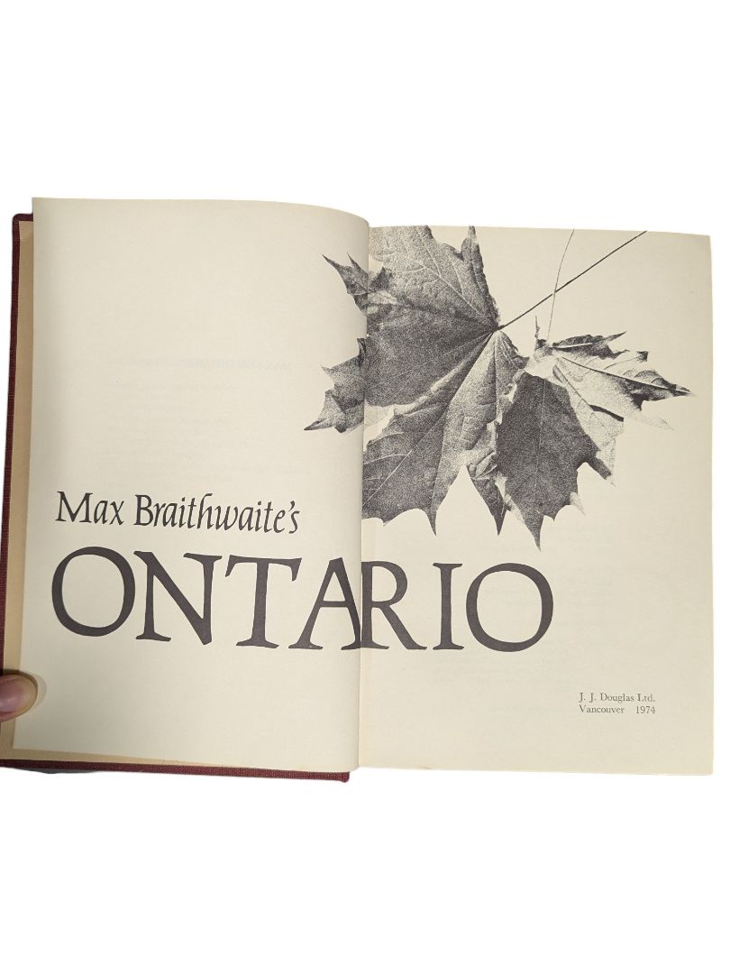 Max Braithwaite’s Ontario Hardcover