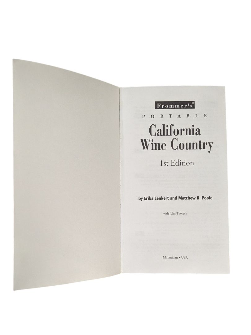 Frommer’s Portable California Wine Country