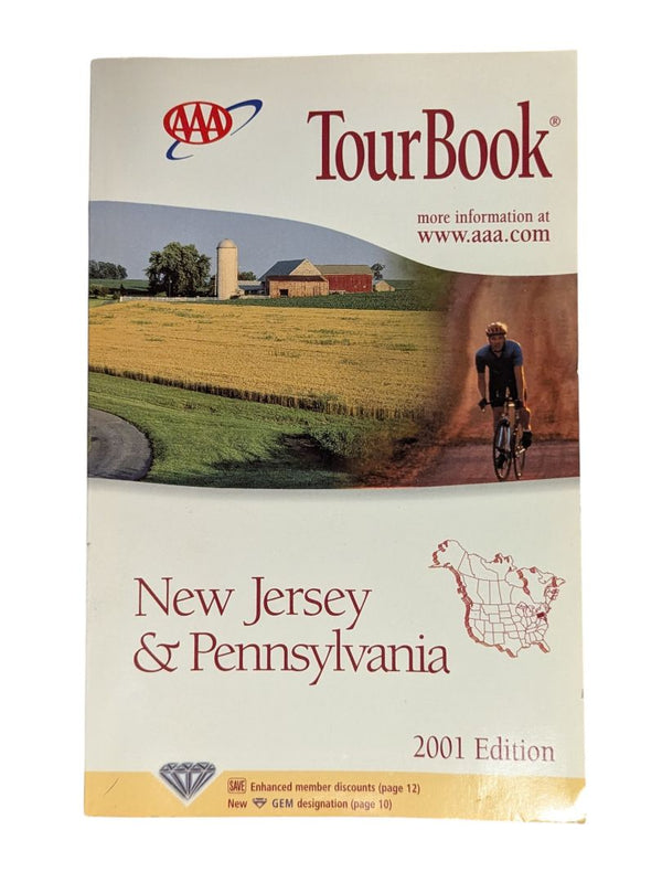 AAA TourBook: New Jersey & Pennsylvania – 2001 Edition