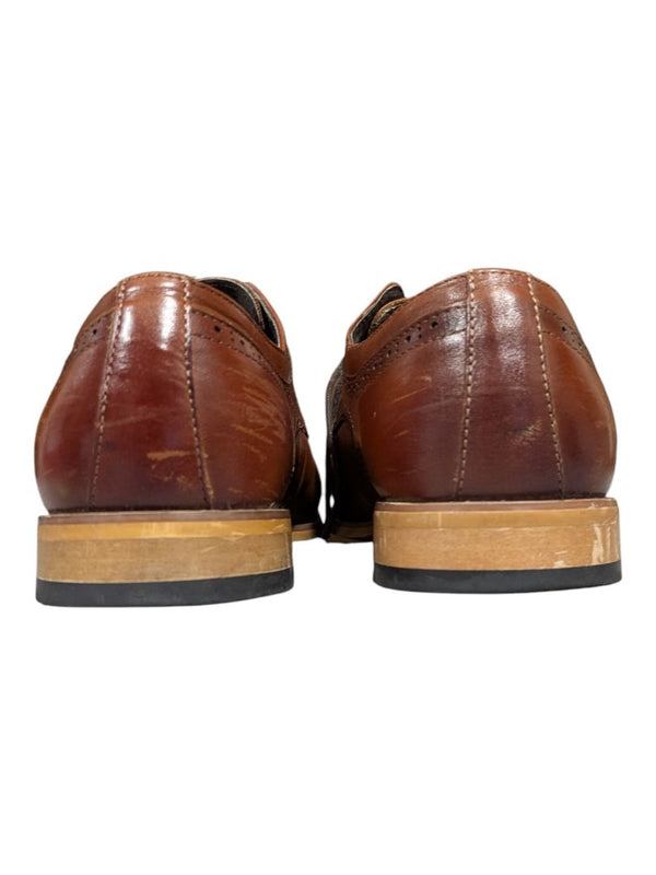 Stacy Adams Brown Leather Cap-Toe Oxford Dress Shoes – Men’s Size 10.5