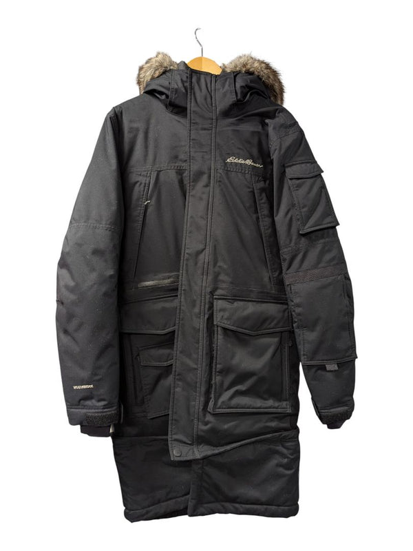 Eddie Bauer WeatherEdge Down Parka with Faux Fur Hood – Men’s Small