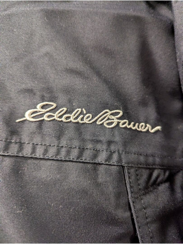 Eddie Bauer WeatherEdge Down Parka with Faux Fur Hood – Men’s Small