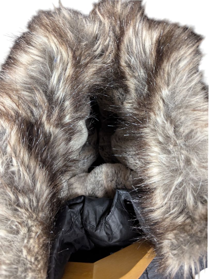 Eddie Bauer WeatherEdge Down Parka with Faux Fur Hood – Men’s Small