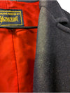 Gloverall “A Genuine Reefer” Wool Peacoat – Black with Red Lining
