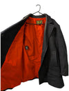 Gloverall “A Genuine Reefer” Wool Peacoat – Black with Red Lining