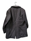 Gloverall “A Genuine Reefer” Wool Peacoat – Black with Red Lining