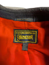 Gloverall “A Genuine Reefer” Wool Peacoat – Black with Red Lining