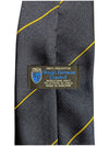 Yves Saint Laurent Navy Blazer with Crest and Tie