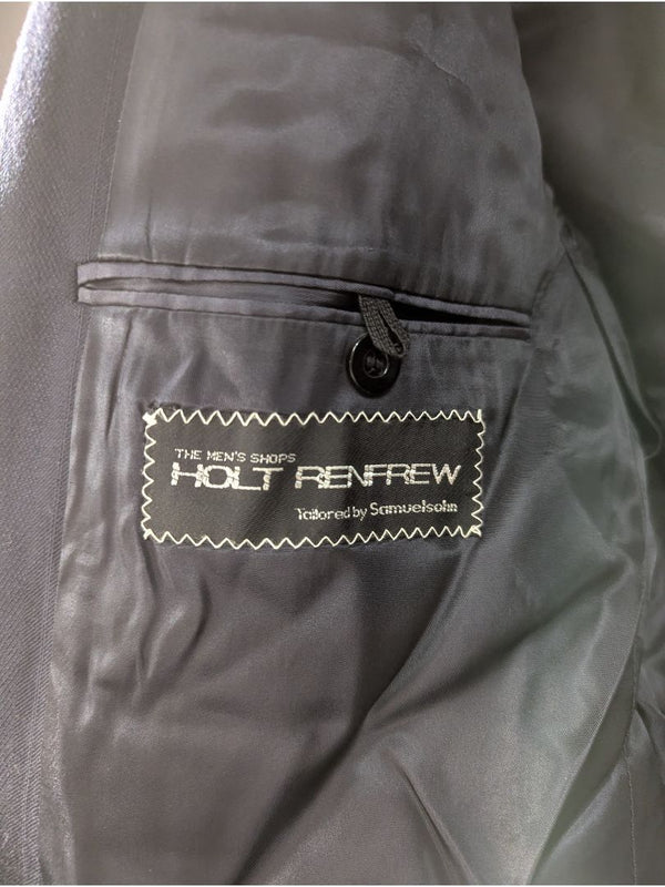 Holt Renfrew Tailored by Samuelsohn Men’s Black Blazer