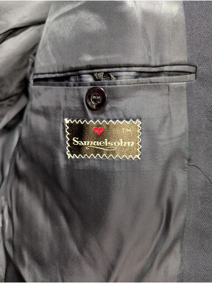 Holt Renfrew Tailored by Samuelsohn Men’s Black Blazer