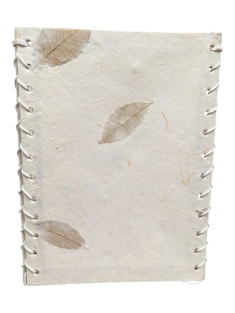 Handmade Pressed Leaf Paper Square Lamp Shade